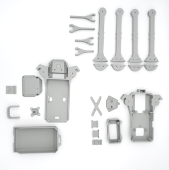 Full 3-D Printed Kit (GF-ABS, Gray)